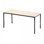 Jídelní stůl s klasickým vzhledem vhodný do každé podnikové jídelny. Stůl má bytelnou kovovou nosnou konstrukci a odolnou stolní desku z laminované dřevotřísky.


Odolná laminovaná deska
Pevná konstrukce
Klasický vzhled

