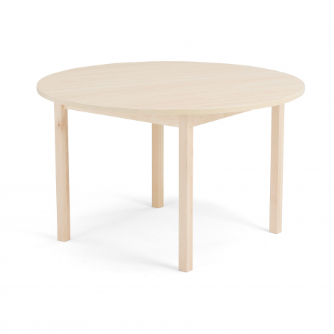 Jedálenský stôl Europa, Ø 1200x720 mm, HPL, breza
