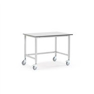 Pojazdný dielenský stôl Motion, 1200x800 mm, šedá doska HPL
