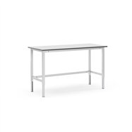 Pracovný stôl Motion, 1500x600 mm, nosnosť 400 kg, šedá doska HPL