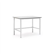 Pracovný stôl Motion, 1500x800 mm, nosnosť 400 kg, šedá doska HPL