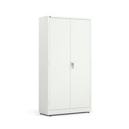 Kovová skriňa Style, 1900x1000x400 mm, biela, biele dvere