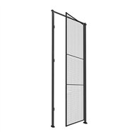 Jednokrídlové dvere X-Store, pravé, vr. stĺpikov a výplne, 3400x1000 mm, kovanie pre visiaci zámok