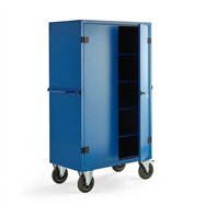 Mobilná kovová skriňa Restore, 1800x1000x600 mm, modrá