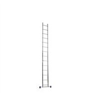 Hliníkový rebrík, 14 priečok, výška 4000 mm