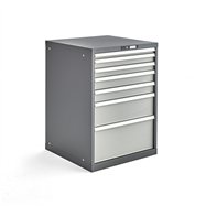 Dielenský zásuvkový kontajner, 1000x717x725 mm, 7 zásuviek