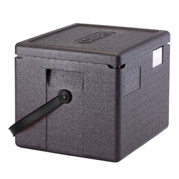 Termoizolačný box Cam GoBox® s čiernym uchom, GN 1/2, 22,3 l, čierny