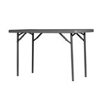 Cateringový skládací stôl L120 je vyrobený z ocele s práškovým nástrekom. Doska stola je vyrobená z vysocehustotního polyetylénu.
Vyrobený z ocele s práškovým nástrekomDoska stola vyrobená z polyetylénuFarba: tmavo šedáMaximálna nosnosť: 250 kgZÁRUKA: 10 ROKOV