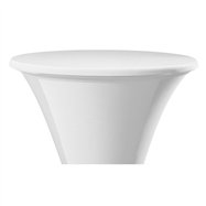 Elastický poťah (čiapka) SANTO na dosku stola Ø 80-85 cm, biely