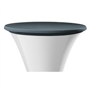 Elastický poťah (čiapka) SANTO na dosku stola Ø 80-85 cm, antracitový