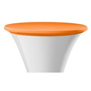 Elastický poťah (čiapka) ACCRA na dosku stola Ø 70cm, oranžový