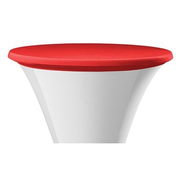 Elastický poťah (čiapka) ACCRA na dosku stola Ø 70cm, červený