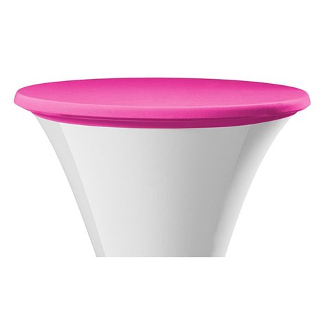 Elastický poťah (čiapka) ACCRA na dosku stola Ø 70cm, ružový