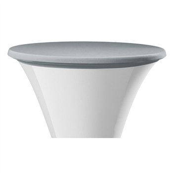 Elastický poťah (čiapka) ACCRA na dosku stola Ø 70cm, šedý