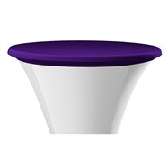 Elastický poťah (čiapka) ACCRA na dosku stola Ø 70cm, fialový