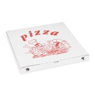 Škatuľa na pizzu z vlnitej lepenky 34,5 x 34,5 x 3 cm, 100 ks