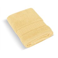 Froté uterák 50x100 cm prúžok 450g svetlo žltá