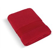 Froté uterák 50x100 cm prúžok 450g červená