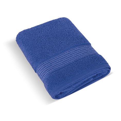 Froté uterák 50x100 cm prúžok 450g tmavo modrá