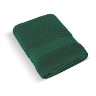 Froté uterák 50x100 cm prúžok 450g tmavo zelená