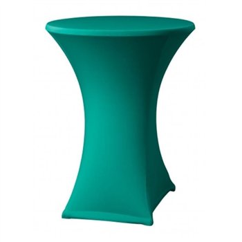 Elastický poťah ELAS na kokt. stoly Ø 70cm + čiapka ZADARMO, 180g/m², Tmavo zelená