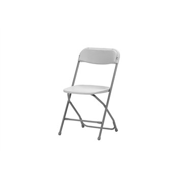 Plastová záhradná stolička ALEX CHAIR - šedá