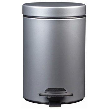 Pedálový odpadkový kôš Rossignol Cyjeu 90024, 3 L, šedý, RAL 9006