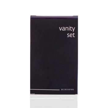 Vanity set in box, Black Accessories