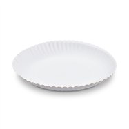 Papierový tanier, hlboký biely 22cm, 50 ks v balení