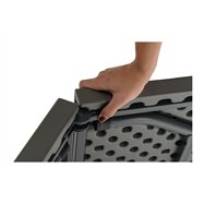 Caterignový stôl ZOWN SHARP - NEW, 182 x 76 cm so skladacou doskou stola