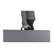 Caterignový stôl ZOWN SHARP - NEW, 182 x 76 cm so skladacou doskou stola