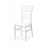Plastová svadobné stoličky TIFFANY, biela