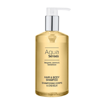 Vlasový a telový šampón s pumpičkou AQUA SENSES, 300 ml 