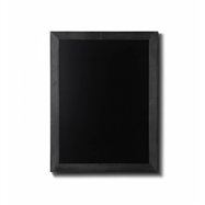 Drevená tabuľa Veľkosť / formát: 500 x 600 mm, Farba rámu: Čierna