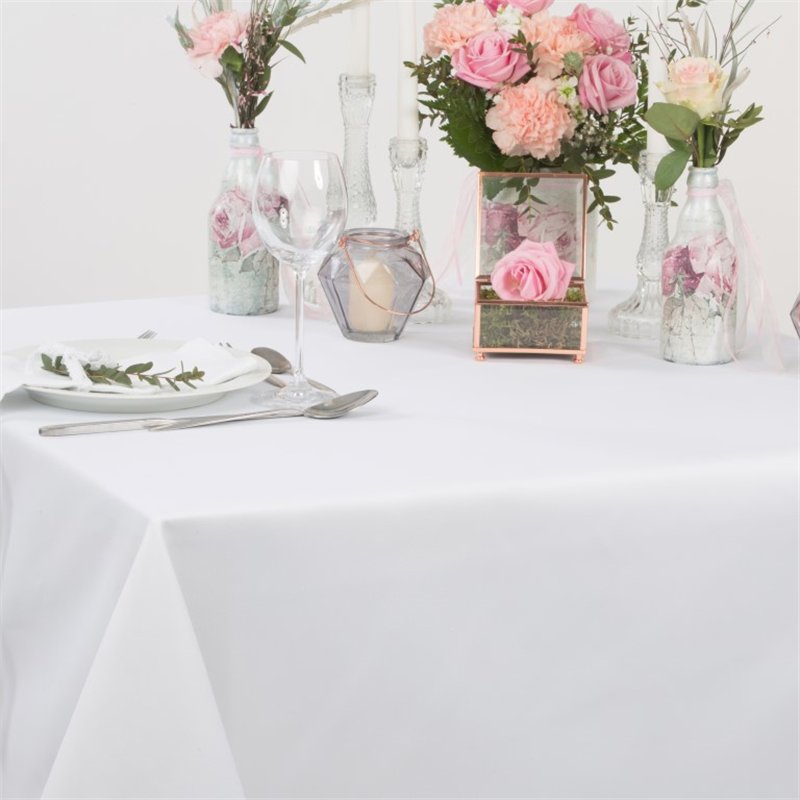 Hotelový obrus BERGEN, 140x160 cm, biely