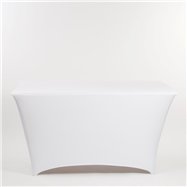 Elastický poťah na stôl, 76x183 cm, biely