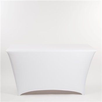 Elastický poťah na stôl, 76x183 cm, biely