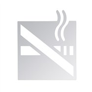 Ikona - Fajčenie zakázané, lesk