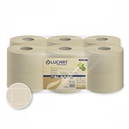 Toaletný papier v rolke Econatural LUCART 19 J, 2 vrstvy, 160 m, 12 ks
