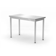 Pracovný stôl stredový bez police Budget Line - montovaný, hĺbka 600 mm, HENDI, Budget Line, 600x600x(H)850mm