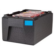 Termoizolačný box Cam GoBox, horné plnenie, GN 1/1, 46 l, Cambro, Čierna, 680x400x(H)321mm