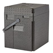 Termoizolačný box na nápoje Cam GoBox, s horným plnením, s popruhom cez rameno, 35 l, Cambro, objem (počet fliaš): 12 vysokých f
