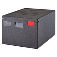 Termoizolačný box Cam GoBox plnenie zhora, 600x400 mm, Cambro, 80 l, 80L, Čierna, 690x490x(H)370mm
