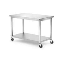 Pojazdný stôl , s policou - zváraný, HENDI, Kitchen Line, 1200x600x(v)850mm