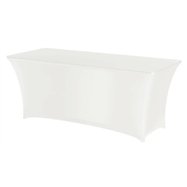 Elastic table cover Sympózium, rectangular, HENDI, 810910 810897, White, 1830x760x(H)730mm