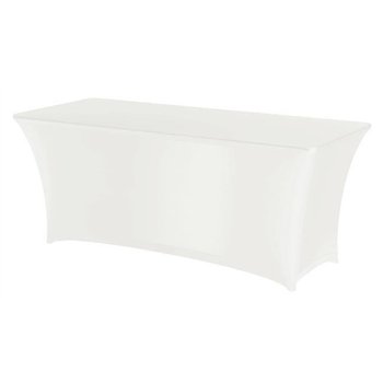 Elastic table cover Sympózium, rectangular, HENDI, 810910 810897, White, 1830x760x(H)730mm