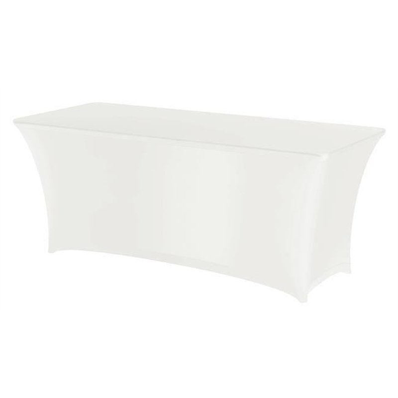 Elastic table cover Sympózium, rectangular, HENDI, 810910 810897, White, 1830x760x(H)730mm