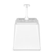Dávkovač na omáčky s pumpičkou, HENDI, 2,5L, Biela, 230x210x(v)327mm