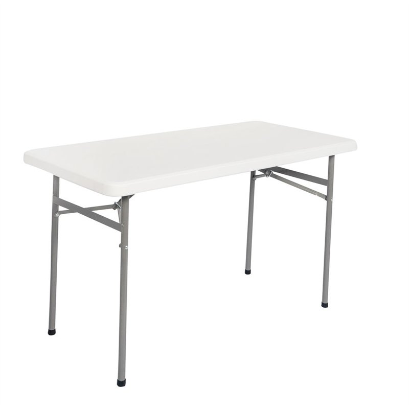 Skladací cateringový stôl HOTELUM, 122 cm, biely