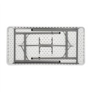 Skladací cateringový stôl HOTELUM, 122 cm, biely